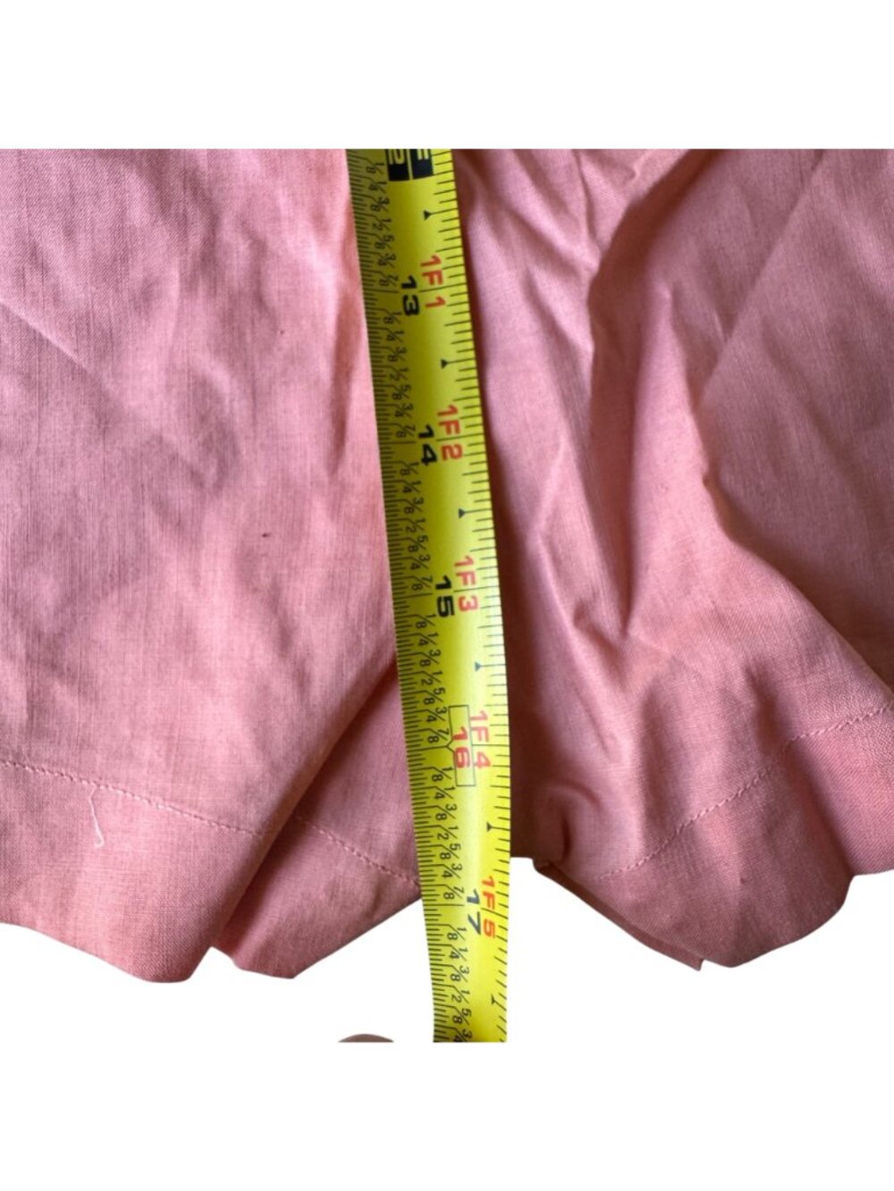 Vintage 1940s Childs Peach Pink Romper Shorts Lace Trim & Buttons 2 Piece - Picture 15 of 15